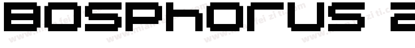 Bosphorus 20 Compres字体转换